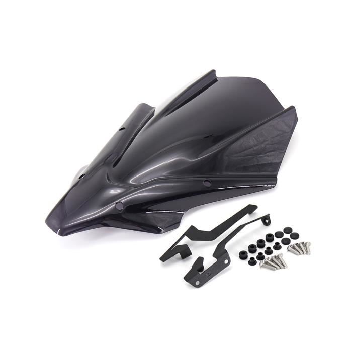 Déflecteur De Vent Pare-brise Pour Yamaha MT-07 2021 - Noir, En Polycarbonate (PC), Protection Et Style