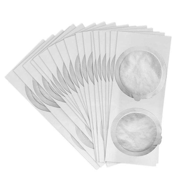 100 Couvercles Aluminium Pour Capsules Café Réutilisables - 62 Mm, écologiques Et économiques