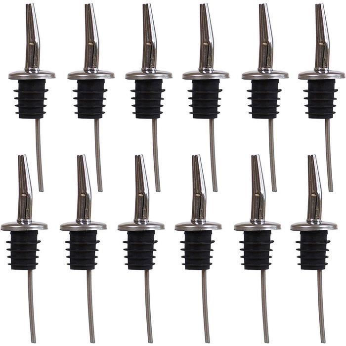 Bec Verseur En Acier Inoxydable Avec Mécanisme Automatique Anti-Oxydation, Distributeur Pour Bouteilles D'Alcool, Distributeur D'Huile D'Olive 4PCS | Leroy Merlin