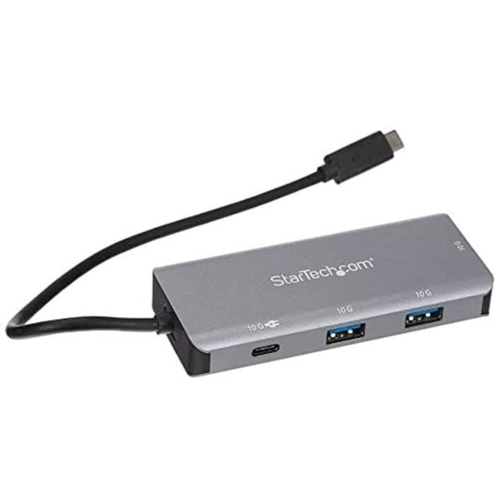 HUB - STARTECH.COM - HB31C3A1CPD3 - Hub USB-C à 4 ports avec Power Delivery - 3 ports USB-A, 1 port USB-C - 10 Gbps