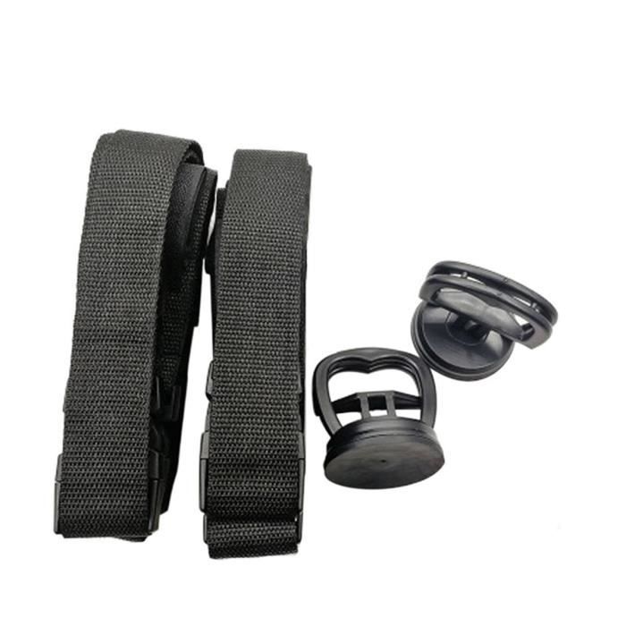 Lot de 4 sangles de canne à pêche 18 pouces pour sécuriser