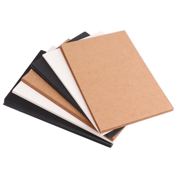 Lot De 50 Cartes Kraft A6 Vierges - 10x15 Cm, 350 G/m², Coins Arrondis - Idéal DIY, Mariage, Invitations, Cartes De Vœux