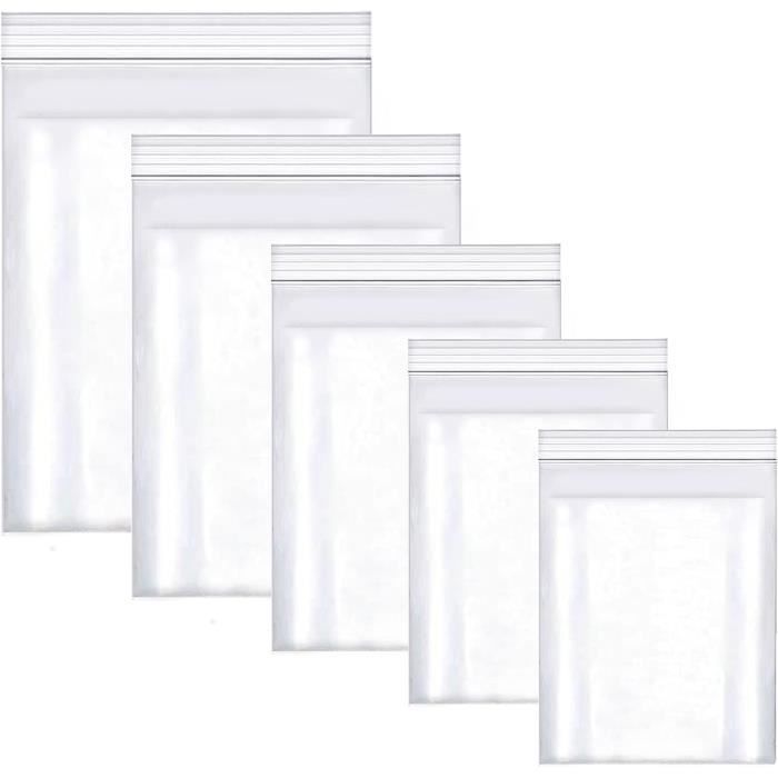 900Pcs Sachet Plastique Transparent Zip Refermables Pochon Petit Emballage  Sac Plastique Zip Sacs En Plastique Fort Et Robus[P144] - Cdiscount  Bricolage