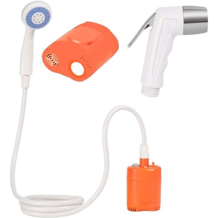Pompe Douche Portable Camping KSPPOZN Douche Portable De Camping En Plein Air, Pompe électrique Douche Solaire Portable Sans Fil