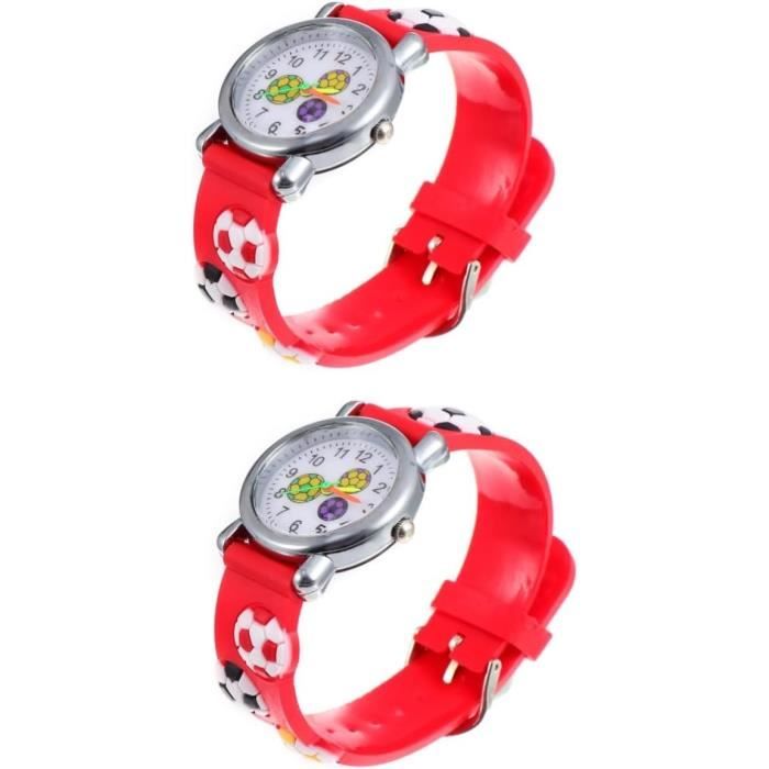 Montre Enfant Dessin Animé – Légère, Sûre, Confortable – Jouet éducatif Pour Fille (modèle Crocodile)
