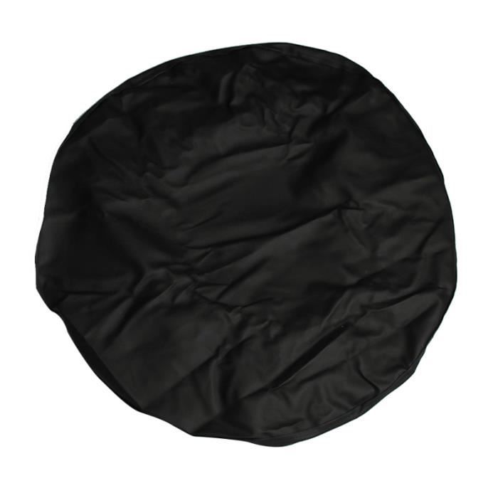 Housse Pneu Qualitu00e9 Premium Set 4 Piu00e8ces Housses De Roue De Secours Noire Pour Auto 14-17 XL 65 Cm X 23 Cm [097 Housse Roue De Secours 4x4