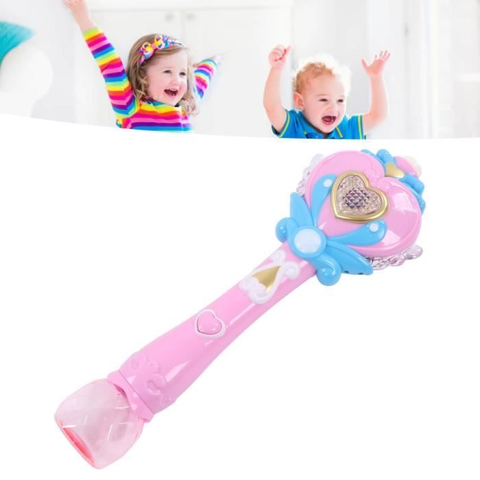 Baguette à Bulles Licorne Princesse – Avec Lumières LED Et Sons – Jouet Fille 3 4 5 6 7 8 Ans – Cadeau Anniversaire Magique