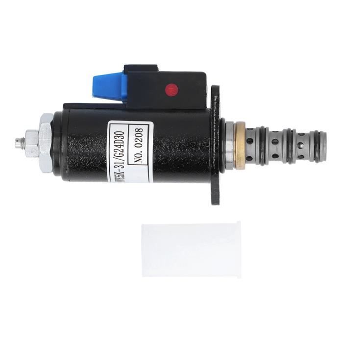 Électrovanne D'Arrêt Carburant Acier Inoxydable 12V Pour Moteurs Mitsubishi L3E, S3L, S4L, L3P Et Autres