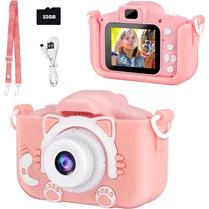 Appareil Photo pour Enfants 2.0 Pouces,Jouet Filles Garçons de 3 à 10