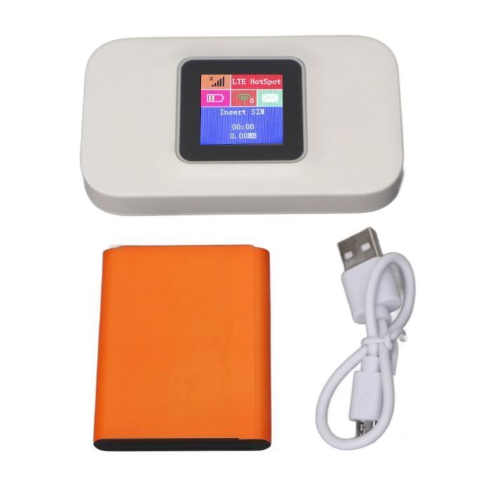 Lazmin112 Point D'accès Mobile, Pocket 5G WiFi 300Mbps Plug And Play Emplacement Pour Carte SIM 5G USB WiFi Portable, Jusqu'à 10 Utilisateurs WiFi, Pour La Région Europe