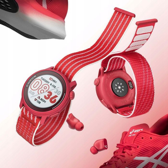 Bracelet De Montre Coros Pace 2/Apex 42mm/Apex 2 – 20 Mm, Silicone Souple, Bicolore, Confortable