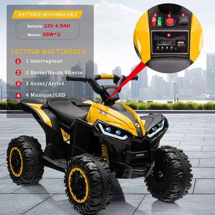 Quad Electrique Enfant 4 Ans