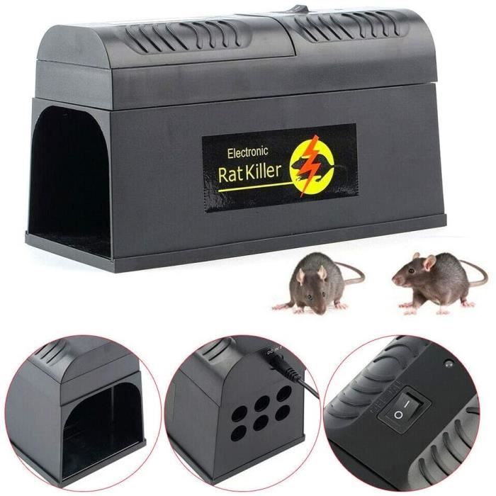 Piège à Rats électrique Piège à Souris électronique 7000v avec Choc  électrique à Haute Tension Capteur De Rat Zapper Extra Large : :  Jardin
