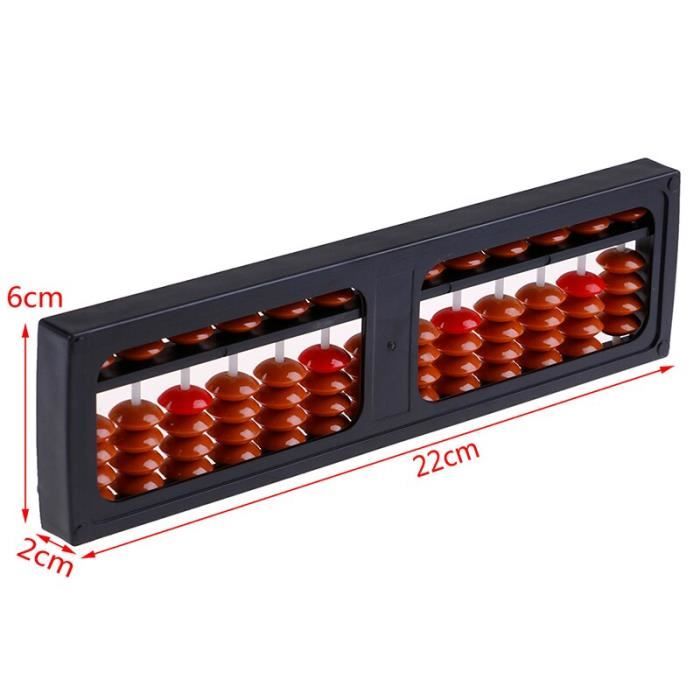 Boulier Soroban 13 Colonnes - Abaque Chinois Vintage Pour Apprentissage Des Maths