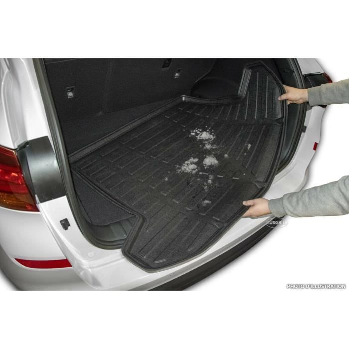 Tapis De Coffre Pour Nissan Pulsar 2014-2018 - Rezaw-Plast TPE, Noir, Antidérapant