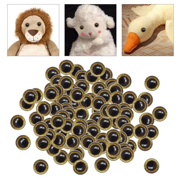 Acheter Pièces de jouets en peluche, yeux de sécurité, artisanat ours,  accessoires d'animaux, marionnettes, poupées à yeux en cristal, outils de  bricolage