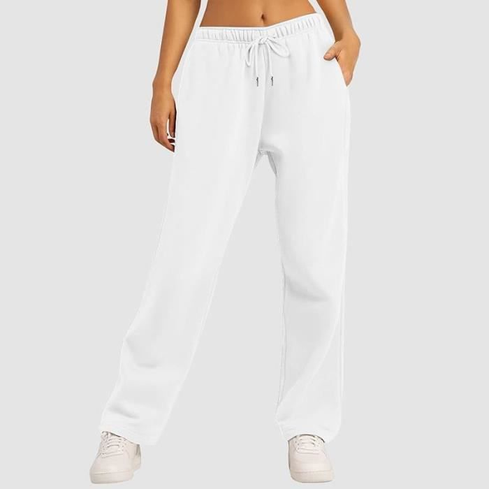 Pantalon de sport femme blanc shop