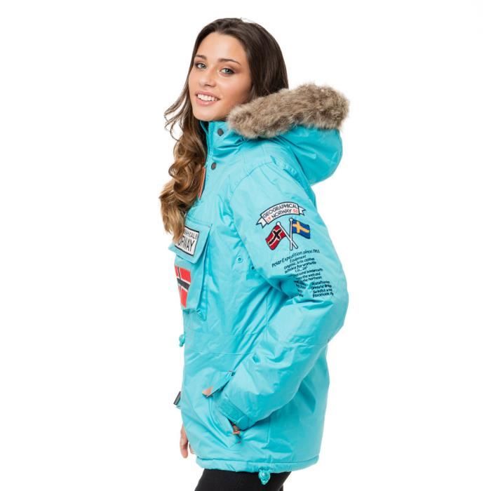 GEOGRAPHICAL NORWAY Doudoune BUILDING Turquoise Femme