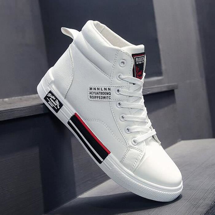 Basquette homme blanche clearance
