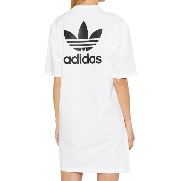Robe Blanche Femme Adidas Trefle Blanc Cdiscount Pret a Porter