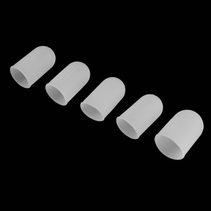 Protège-doigts En Silicone Noir Réutilisables - Lot De 12 - 3 Tailles Pour Trier, Coudre, Cuisiner