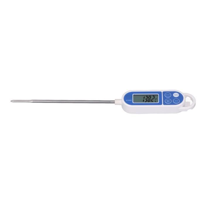 Thermomètre Numérique BOMATA T101 - Sonde 12.7cm IPX7 -50°C à +300°C - Pour Cuisine, Bougies, Liquides