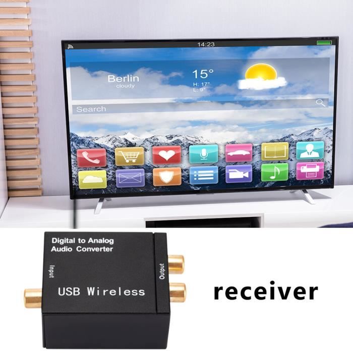 HURRISE Décodeur audio HDMI Convertisseur de décodeur d'extracteur