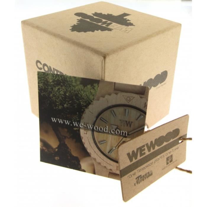 WEWOOD Montre Homme Kappa Chocolate Achat vente montre Homme Cdiscount