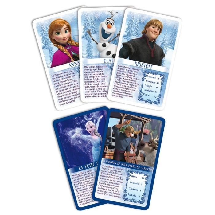 LA REINE DES NEIGES Coffret Collector 2 Jeux de Bataille - Cdiscount ...