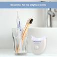 Blanchiment dentaire - Kit Meawhite 20 minutes, 3 étapes - Formule brevetée sans peroxyde - Technologie Lampe LED - Plastimea-2