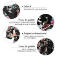 JANZDIYS Imprimé Peignoir-S-Chemise de Nuit Paon Fleur-Ample Nightwear-Doux et Confortable-Cadeaux Créatifs pour Les Femmes-2