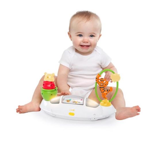 Disney Baby Winnie L Ourson Trotteur Bleu et gris Gar on et