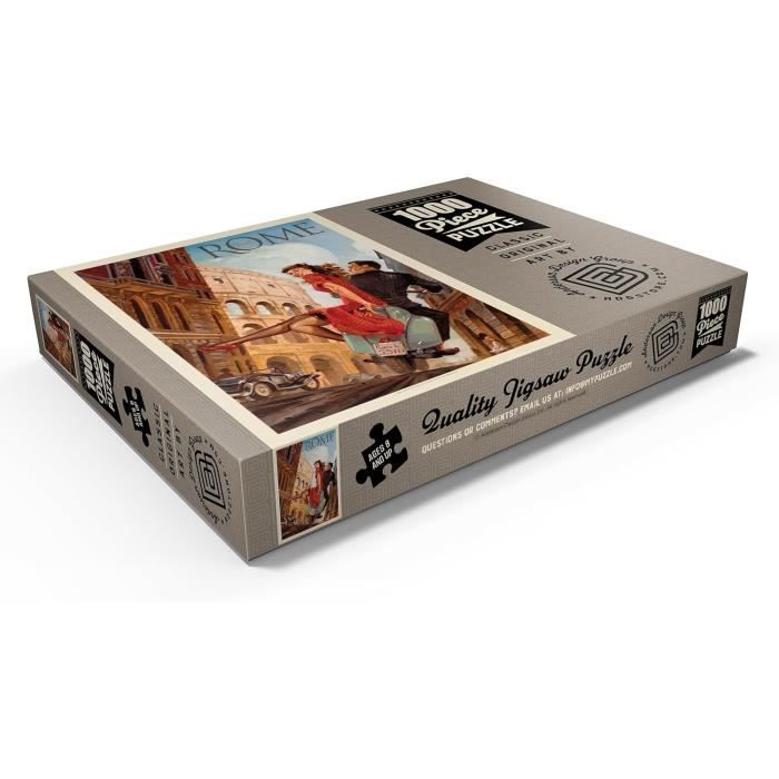 MyPuzzle Schweden: Stockholm – Vintage Poster Puzzle 1000 Teile, 68x48 Cm, Von Anderson Design Group