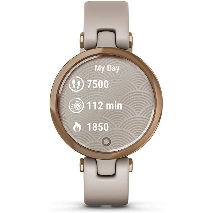 Garmin Lily édition sport – Petite montre connectée pour femmes – suivi  forme et santé, autonomie longue durée – Light Sand Rose Gol - Cdiscount  Téléphonie