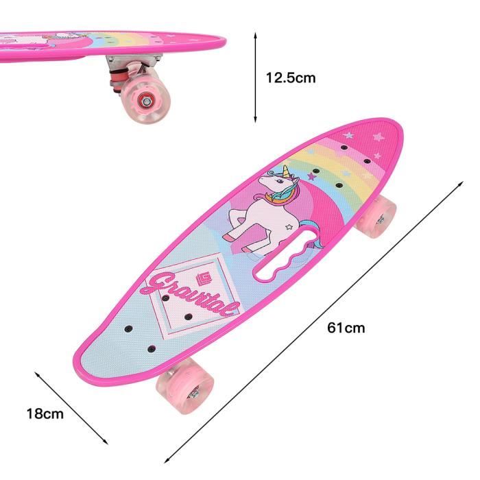 TOP VENTE!! Planche à roulettes pour enfants Skateboard - Roue de
