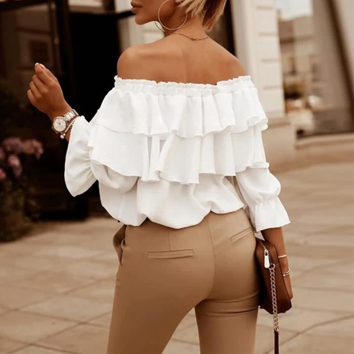 Blouse femme epaule dénudée hotsell