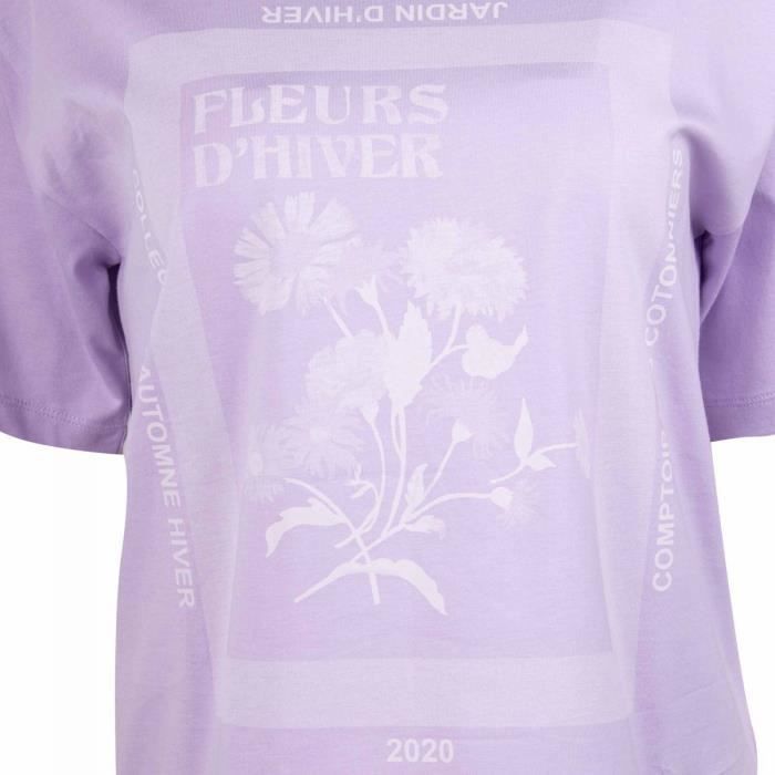 Tee shirt femme best sale comptoir des cotonniers