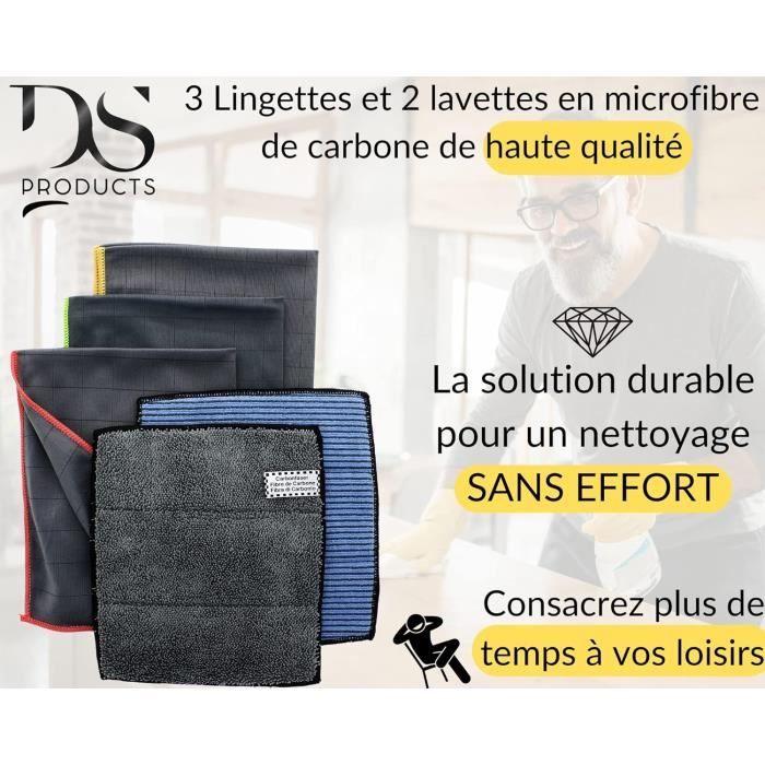 5 Pièces Microfibre Nettoyage Auto Chiffon Doux Lavage - Temu France