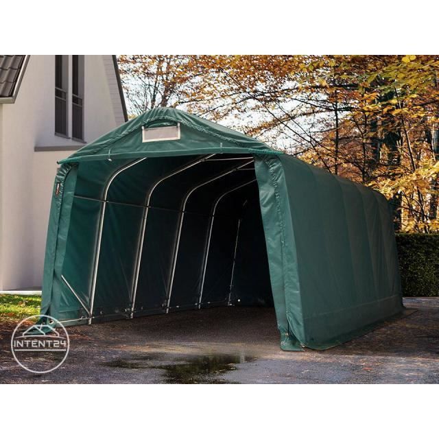 Tente-garage TOOLPORT 3,3x6 M – PVC Haute Densité Anti-feu, Stable, Pour Voiture, Moto, Bateau…