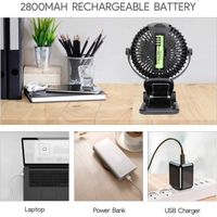 Ventilateur Personnel Bureau Maison Ventilateur De Bureau USB Portable Avec Pince - 5 Vitesses, écran LED, Rotation 360°, Parfait Pour Partout Ventilateur Personnel Bureau Maison Ventilateur De Bureau USB Portable Avec Pince - 5 Vitesses, écran LED, Rotation 360°, Parfait Pour Partout