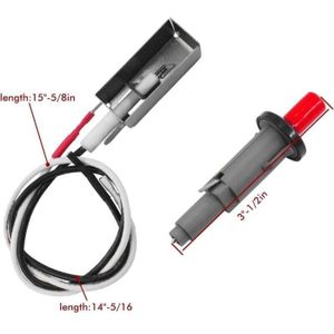 Bouton Poussoir Allumage Piézoélectrique Pour Barbecue Gaz, Cheminée, Four - 30 000 Décharges