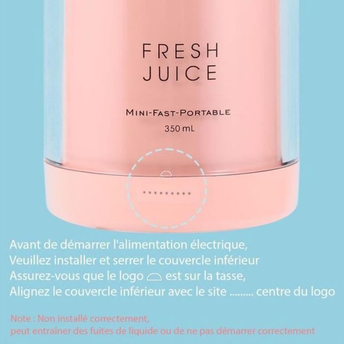 Extracteur de jus electrique portable de fruits - smoothies Fruits
