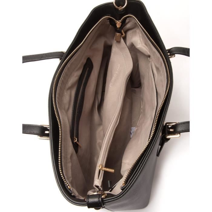 Sac main femme noir Flora and Co Achat Vente Sac main noir