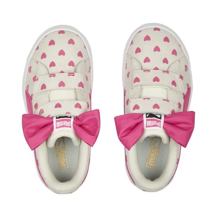 Baskets enfant Puma PS Bow noir/rose - Brentiny Paris