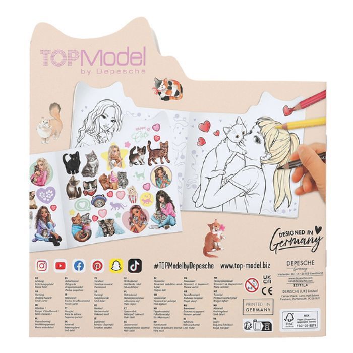 Coloriage Cheval DEPESCHE- LIVRE DE Coloriage Avec Pages De Bricolage