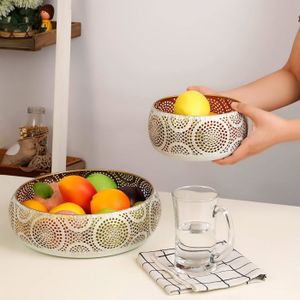 Corbeille à Fruits En Métal Doré - 28 X 42 Cm, Design élégant