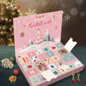 Calendrier De L'Avent 2024 Pour Fille – 24 Surprises Bijoux Et Accessoires – Portefeuille, Colliers, Bagues – Coffret Cadeau De Noël