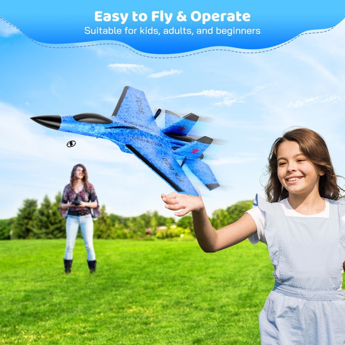 Avion Télécommandé Pour Débutants – 3 Canaux, Stabilisation Gyro Xpilot, Batterie 250mAh, Ailes En Fibre De Carbone, Retour à Une Touche