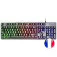 Mars Gaming MK220 – Clavier Gamer H-Mech – FRGB Rainbow + Halo – Français-0