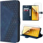Coque - Xiaomi - Redmi Note 13 5G - Cuir PU Bleu Marine - Protection Chocs - Support Multi-Positions